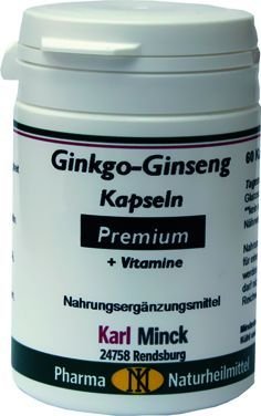 Gingko-Ginseng Kapseln Premium / 60 Kapseln