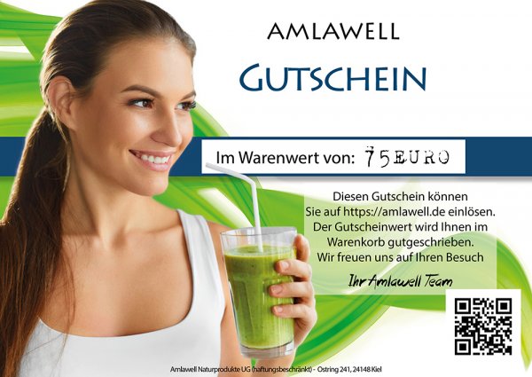 Amlawell-Gutschein - 75 Euro