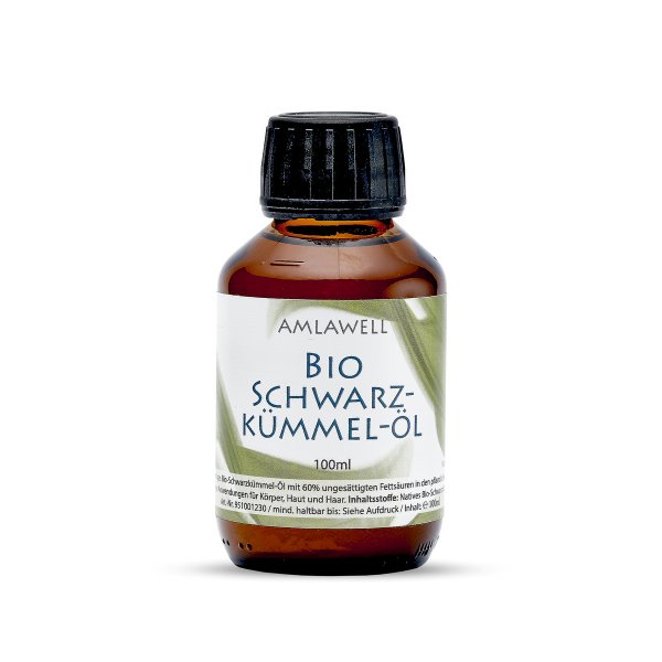 Amlawell natives Bio Schwarzkümmelöl / 100 ml / DE-ÖKO-039